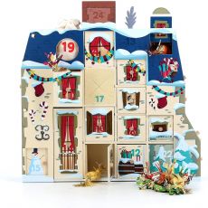 Paketjulkalender med 24 fack