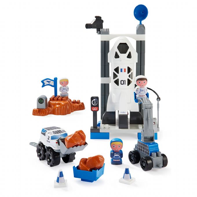 Rymdstation med figurer version 1