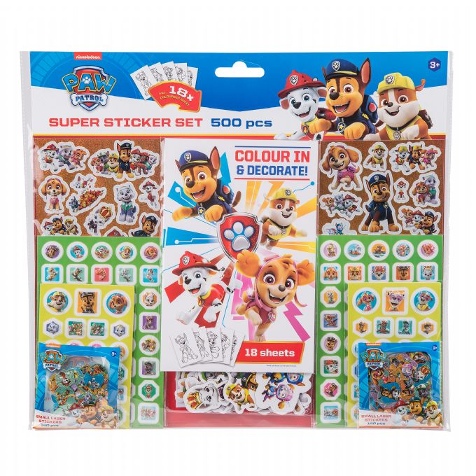 Paw Patrol Mega Klistermærker version 1