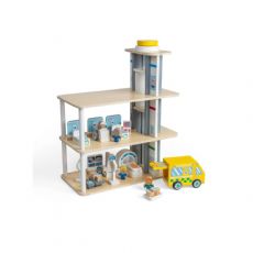Leksjukhus med ambulans