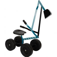 Gr�vmaskin p� Hjul, bl�