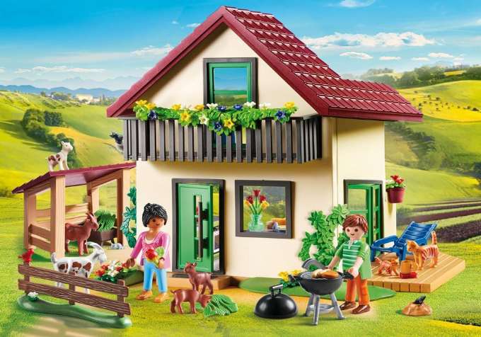 Modern bondgård Playmobil Farmer Farm 70133 Shop
