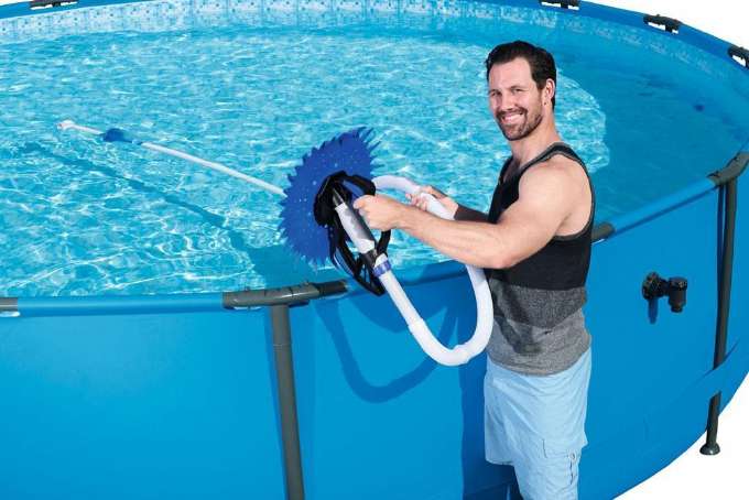 flowclear pool vacuum setup