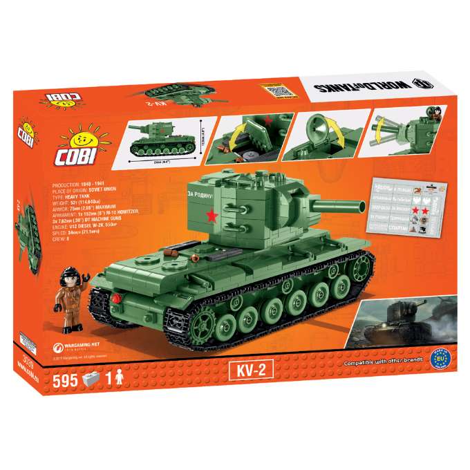 Wot Kv 2 Cobi Small Army 3039 Shop Eurotoys Se